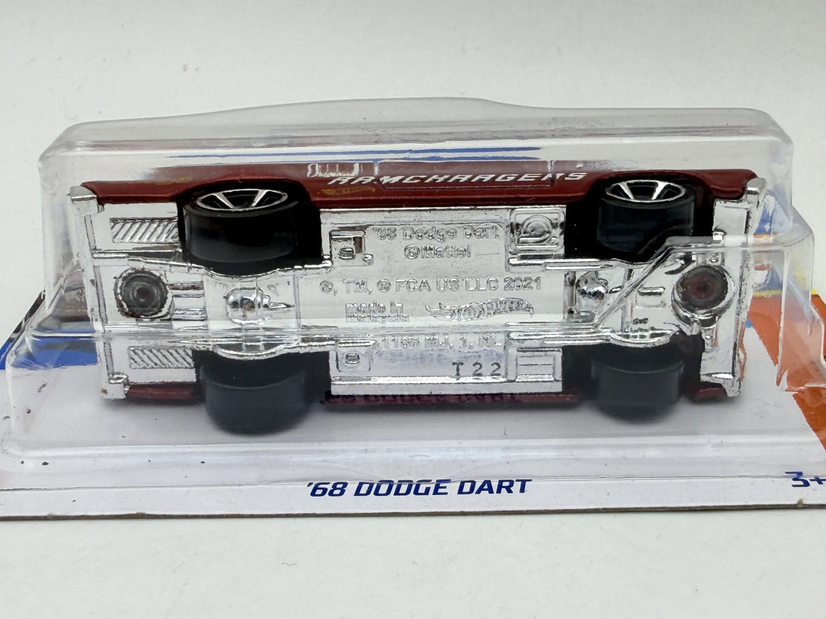 '68 Dodge Dart Muscle Mania Hot Wheels 2024 Czerwony 1:64 – zdjęcie 5