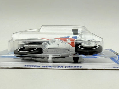 Motocykl HONDA VFR750R RC30 Moto Motos Hot Wheels 2025 Biały 1:64 – zdjęcie 5