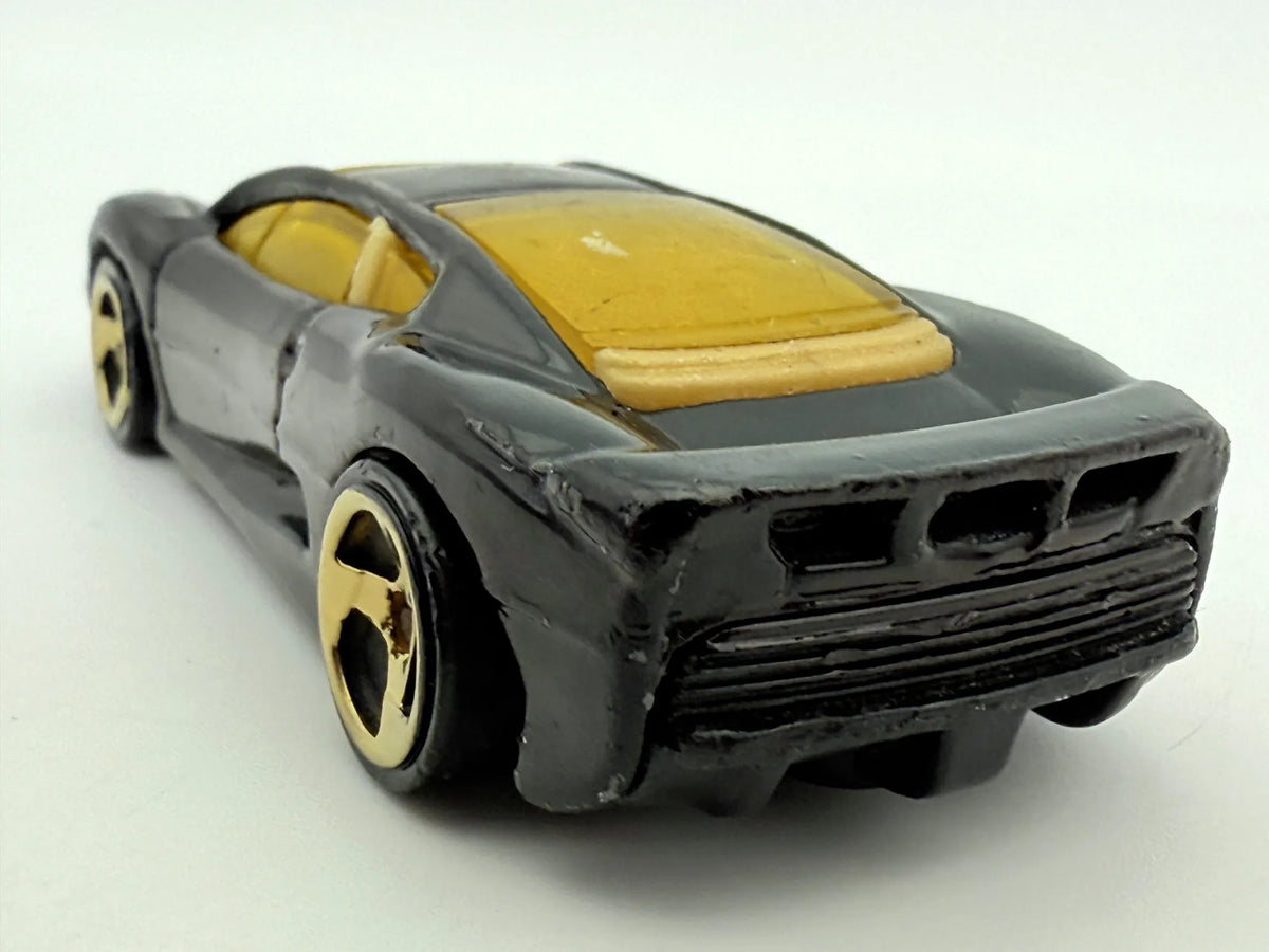 Jaguar Xj220, Hot Wheels 1992, die cast resoraki, 1:64, czarny – zdjęcie 5