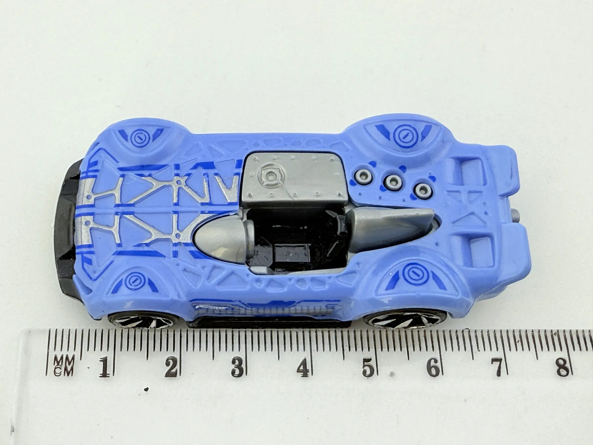 Clear Speeder X-Raycers Hot Wheels Niebieski 1:64 – zdjęcie 5