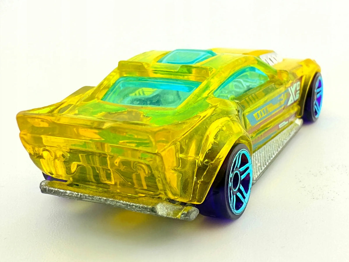 X-STEAM, Hot Wheels 2016, Resoraki Die cast DTY12, Żółty Przeźroczysty 1:64 – zdjęcie 5