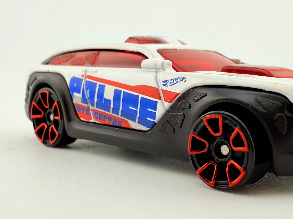 Hw Pursuit Mainline Policja Hot Wheels 2012 Biały 1:64 – zdjęcie 5
