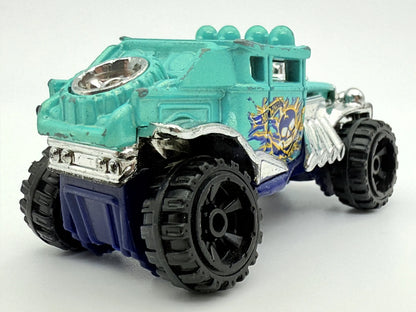 Baja Bone Shaker, Hot Wheels 2015, Die cast, Turkusowy, 1:64, Resoraki – zdjęcie 5