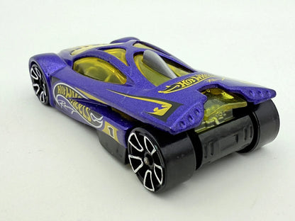 Sling Shot, Hot Wheels 2001, die cast resoraki, fioletowy, 1:64 – zdjęcie 5