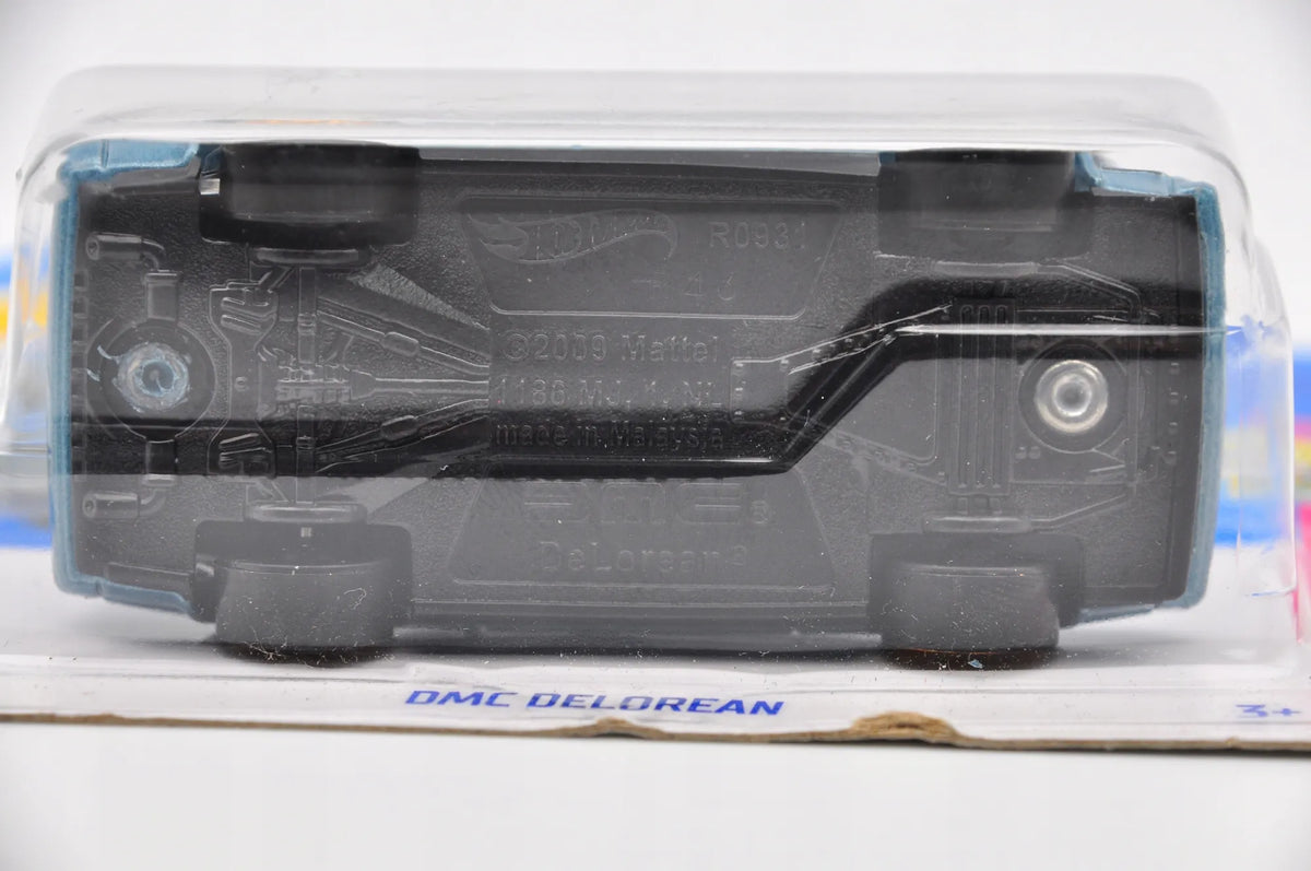 DMC DELOREAN, Hot Wheel 2023, Resoraki, Die cast Hkg84-M521, Niebieski 1:64 – zdjęcie 5