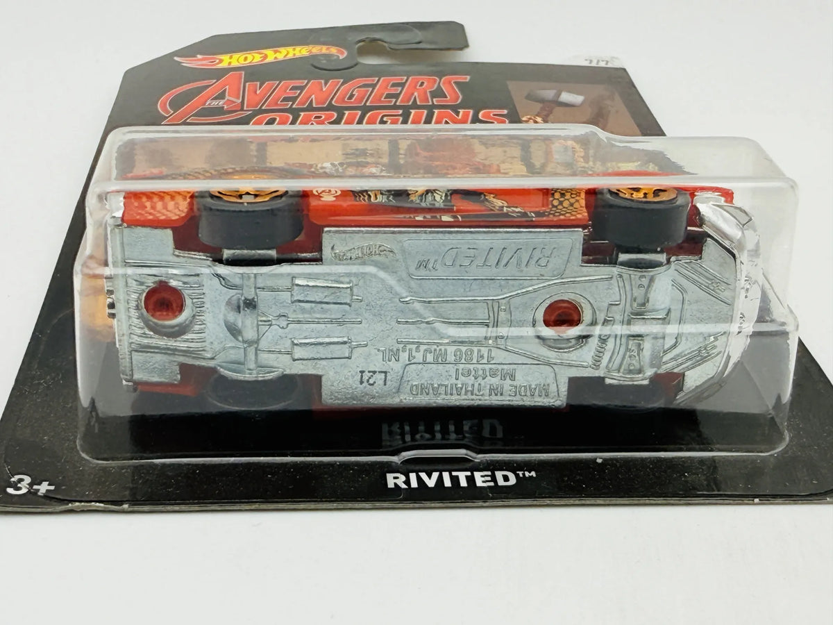 Rivited Hot Wheels 2017 The Avengers 1:64 BLACK WIDOW Blister – zdjęcie 5