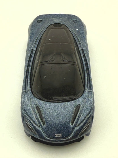 MCLAREN 720S, Hot Wheels 2017, Die cast NO3, Niebieski grafit 1:64 Resoraki – zdjęcie 5