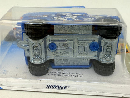 Humvee Baja Blazers Wojsko Hot Wheels 2017 Niebieski 1:64 – zdjęcie 5