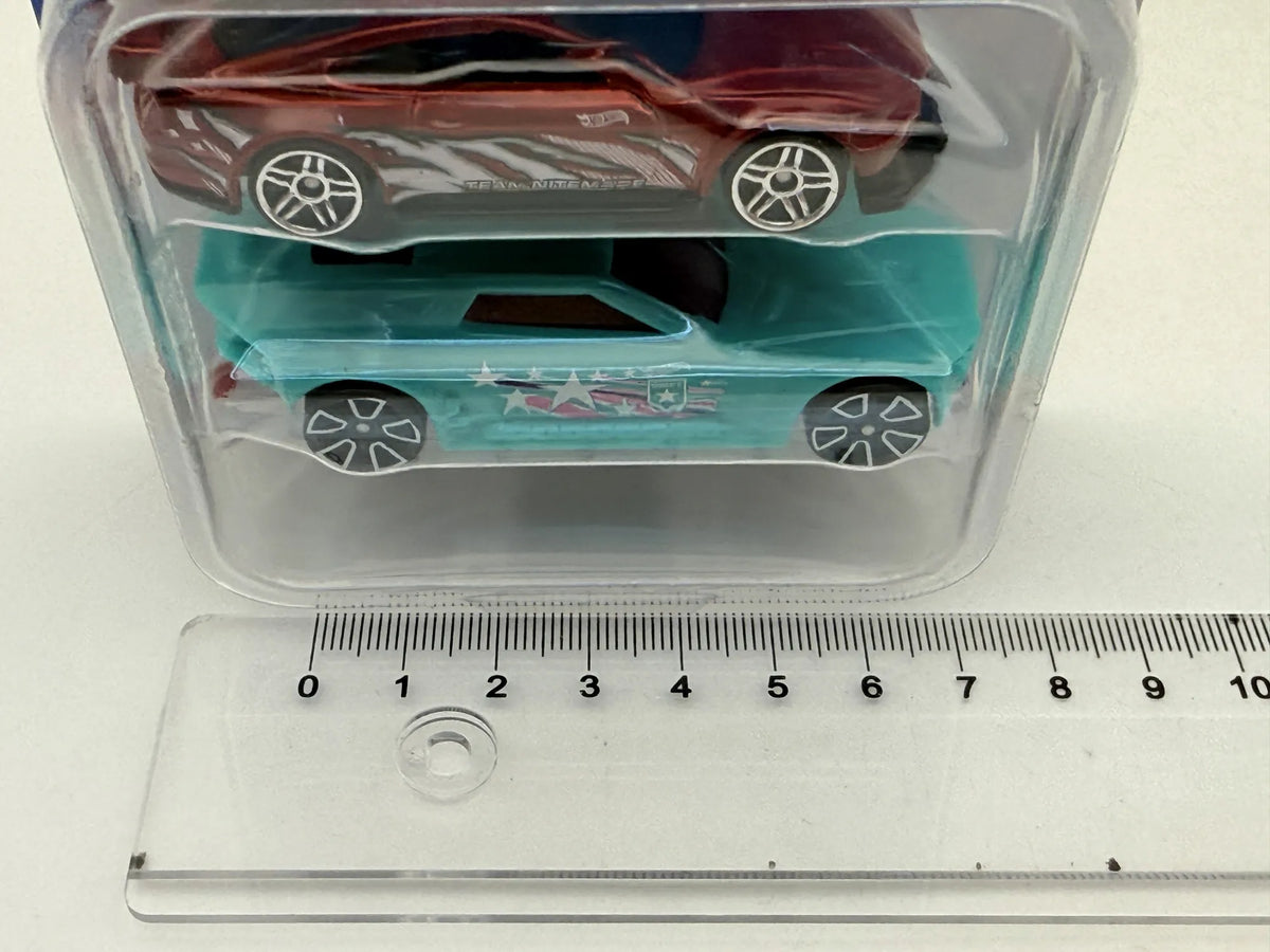 2 PACK / Team Nitemare Mainline Hot Wheels 2023 Czerwony 1:64 The Vanster – zdjęcie 5