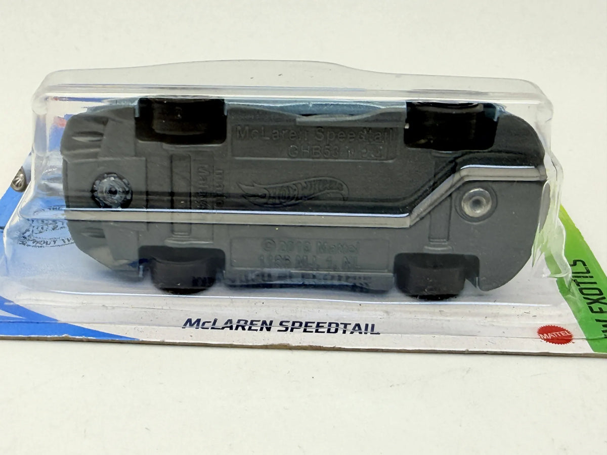 MCLAREN SPEEDTAIL HW EXOTICS Hot Wheels 2020 Błękitny 1:64 – zdjęcie 5