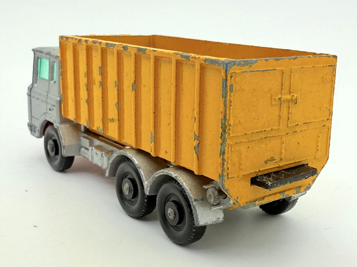 Daf Tipper Container Truck Matchbox Żółty 1:64 Made in England – zdjęcie 5