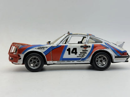 Porsche Carrera RS Safari Martini Racing Polistil 1976 1:27 Made in Italy – zdjęcie 5