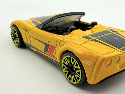 Corvette C6 Hot Wheels Żółty 1:64 – zdjęcie 5