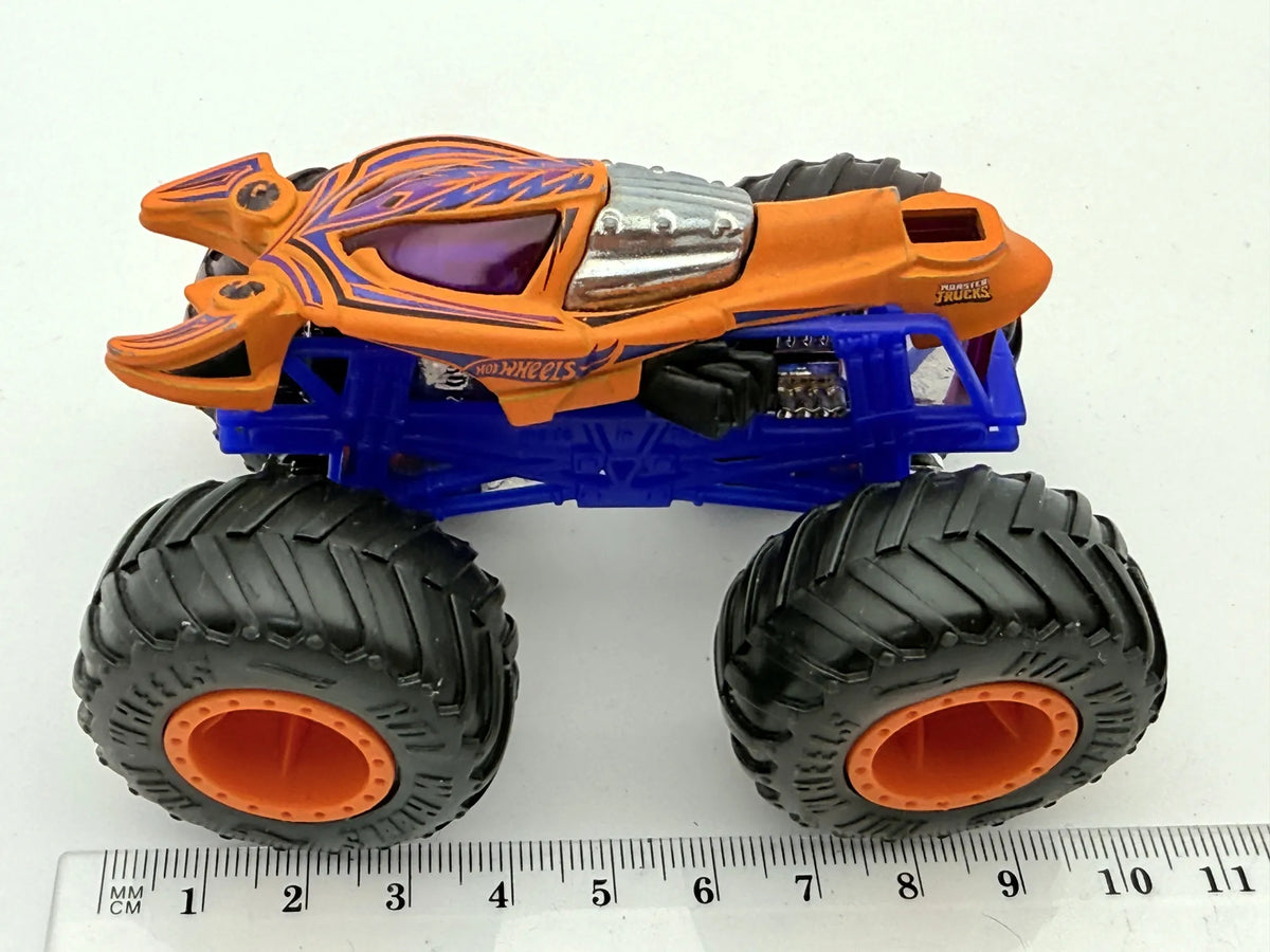 Monster Truck Hot Wheels Pomarańczowy, 1:64 – zdjęcie 5