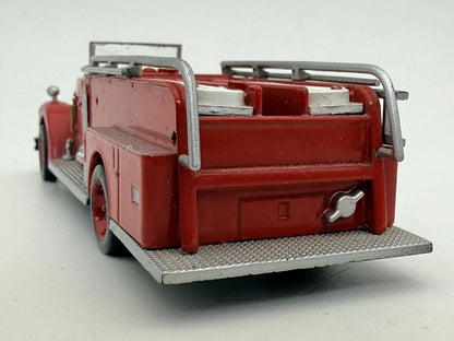 1952 SEAGRAVE, Straż pożarna, Amer Com, Made in Usa, Die cast Czerwony 1:64 – zdjęcie 5