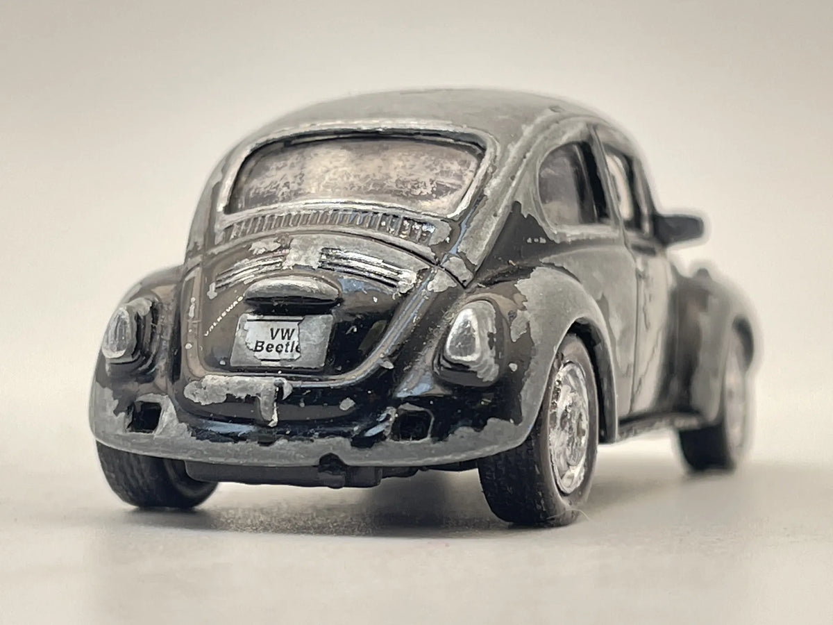 Volkswagen BEETLE, Garbus, Welly, VINTAGE Model Die cast 52222, Czarny 1:60 – zdjęcie 5