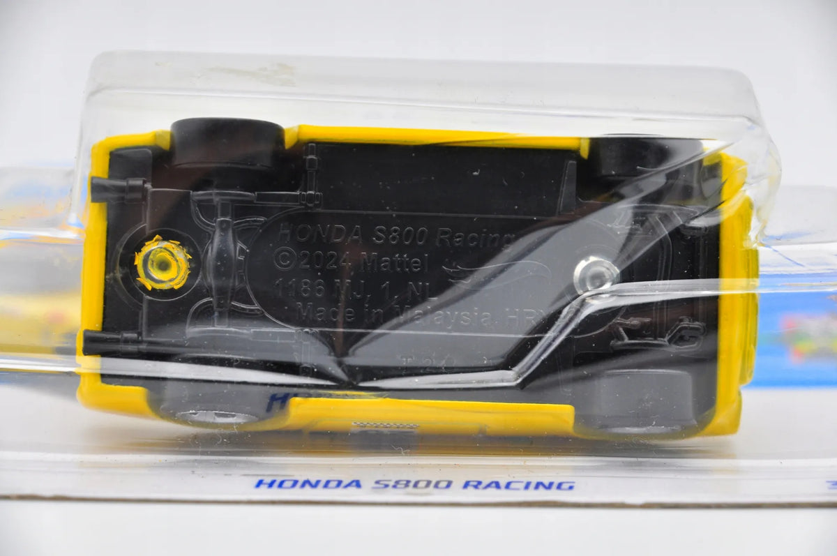 HONDA S800 RACING, Hot Wheels 2024, Die cast HRY58, Żółty, 1:48, Resoraki – zdjęcie 5