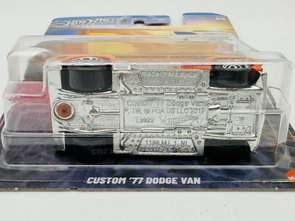 Dodge Custom '77 Van Hot Wheels 2024 Silver 1:64 Van – zdjęcie 5