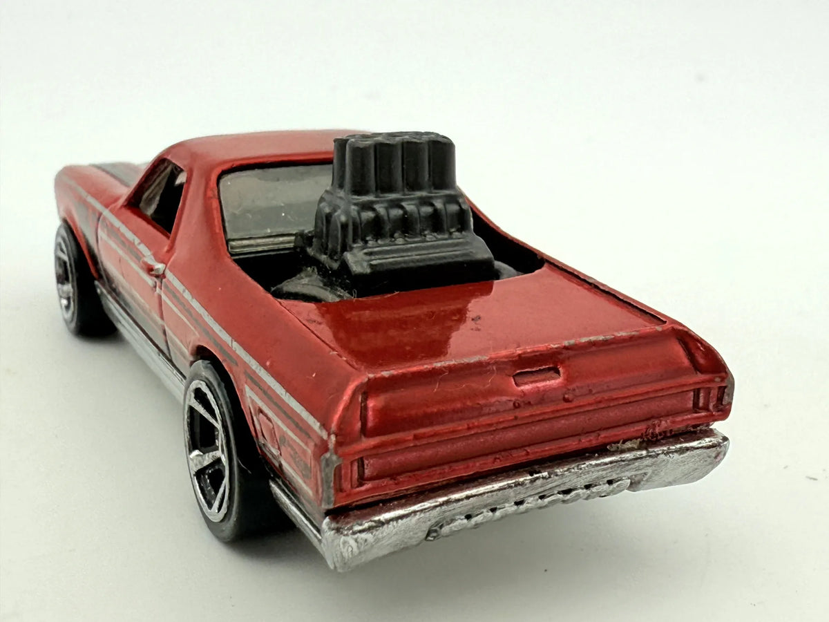 '68 El Camino Hot Wheels Czerwony 1:64 – zdjęcie 5