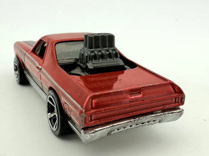 '68 El Camino Hot Wheels Czerwony 1:64 – zdjęcie 5