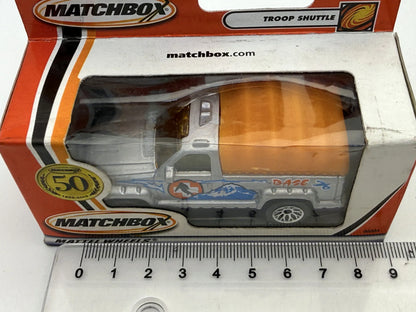 TROOP SHUTTLE 50th Anniversary Wojsko Matchbox 2001 Srebrny 1:64 – zdjęcie 5