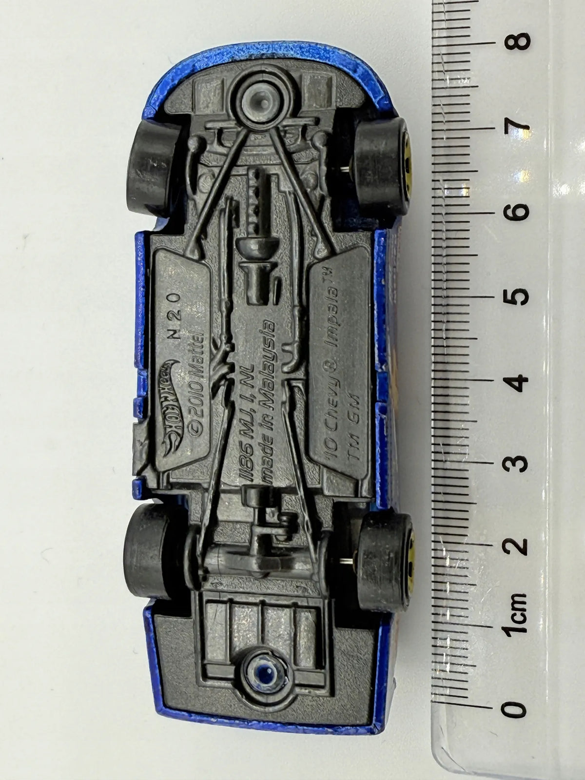 Stock Car Hot Wheels Niebieski 1:64 – zdjęcie 5