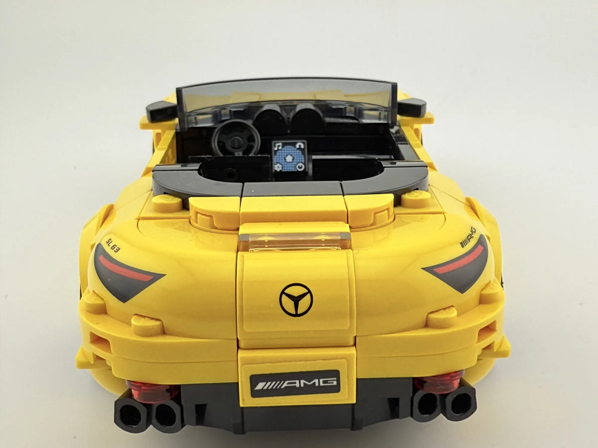 MERCEDES-AMG SL 63 CABRIO, Lego Speed Champions 76924, Resoraki, Żółty 1:24 – zdjęcie 5