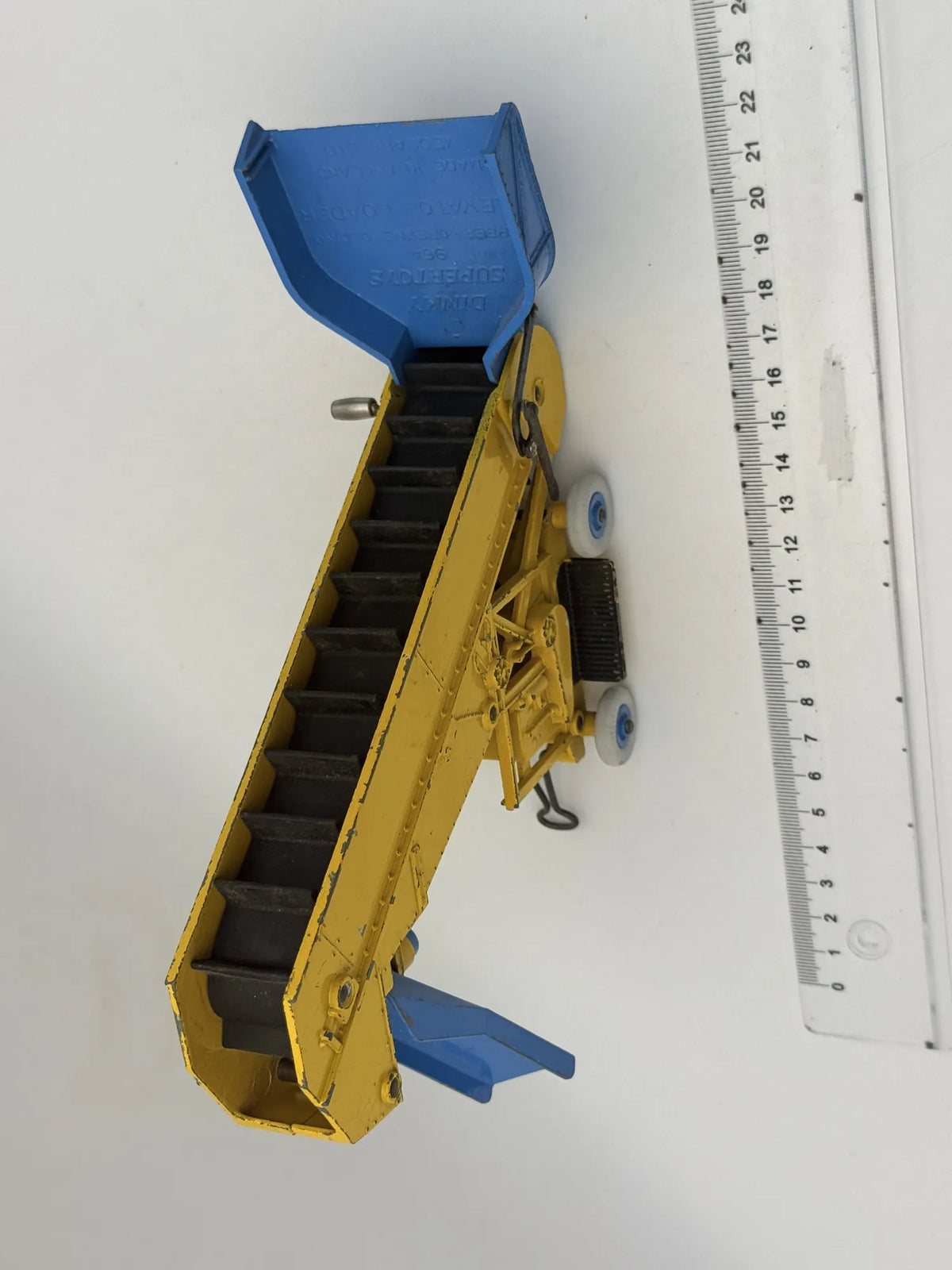 Barber-Greene Olding Elevator Loader Dinky Toys '50 1:43 Made in England – zdjęcie 5