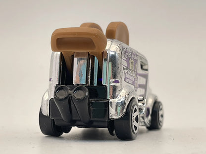 Roller Toaster, Hot Wheels 2016, Resoraki, Die cast, Srebrny chrom, 1:64 – zdjęcie 5