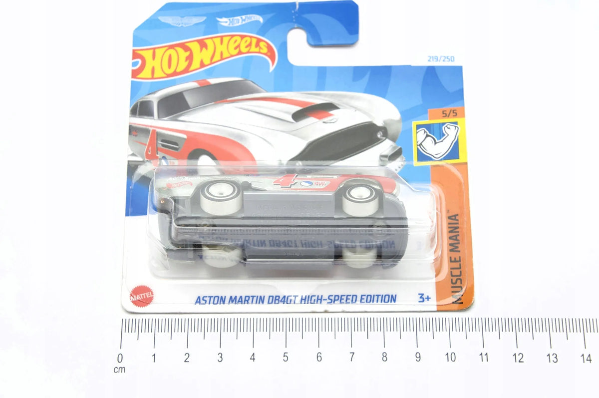 ASTON MARTIN DB4 GT Muscle Mania Hot Wheels 2024 Srebrny 1:64 ZAMAC – zdjęcie 5