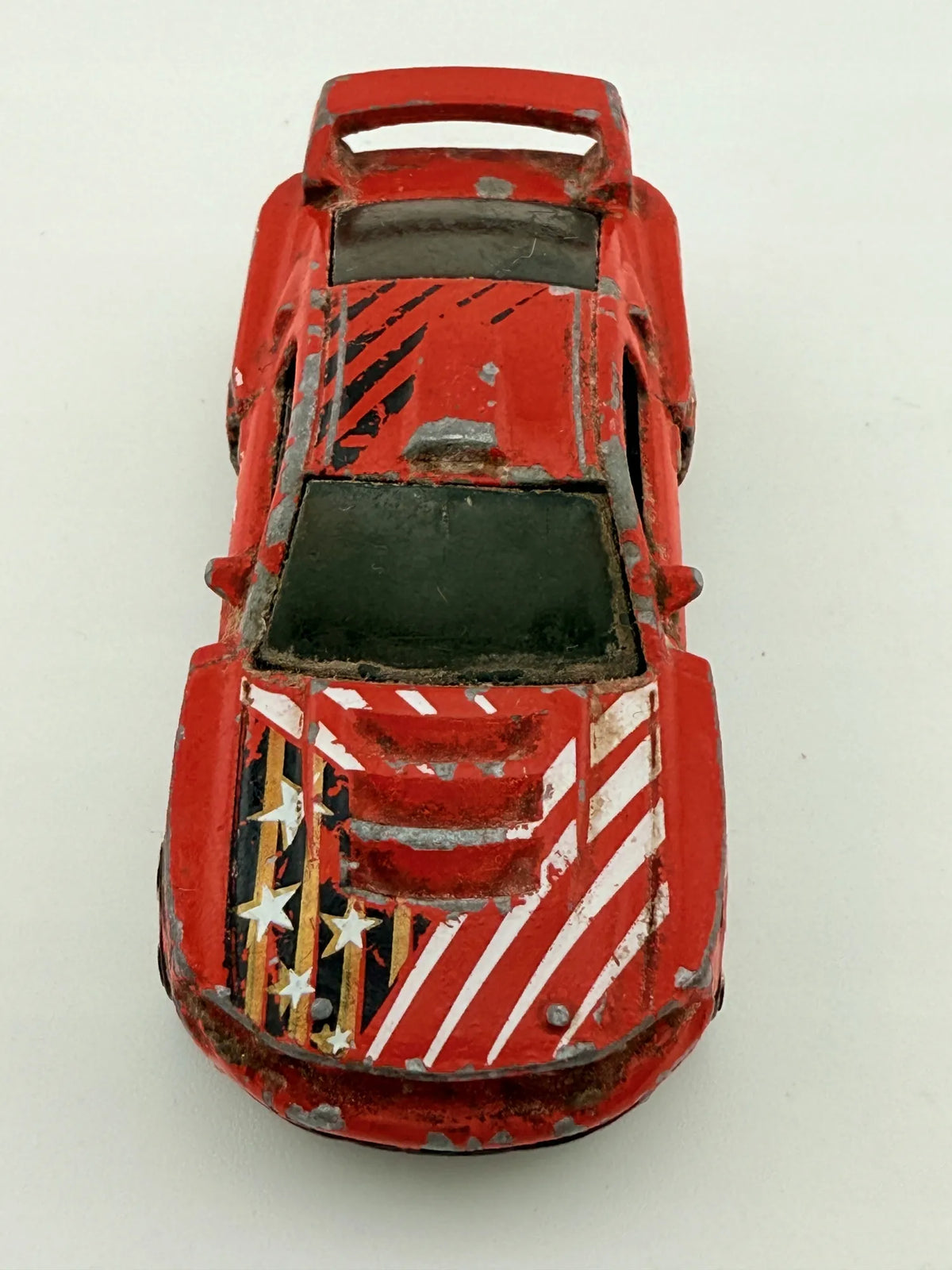 Custom 12 Ford Mustang Hot Wheels 2011 Czerwony 1:64 – zdjęcie 5