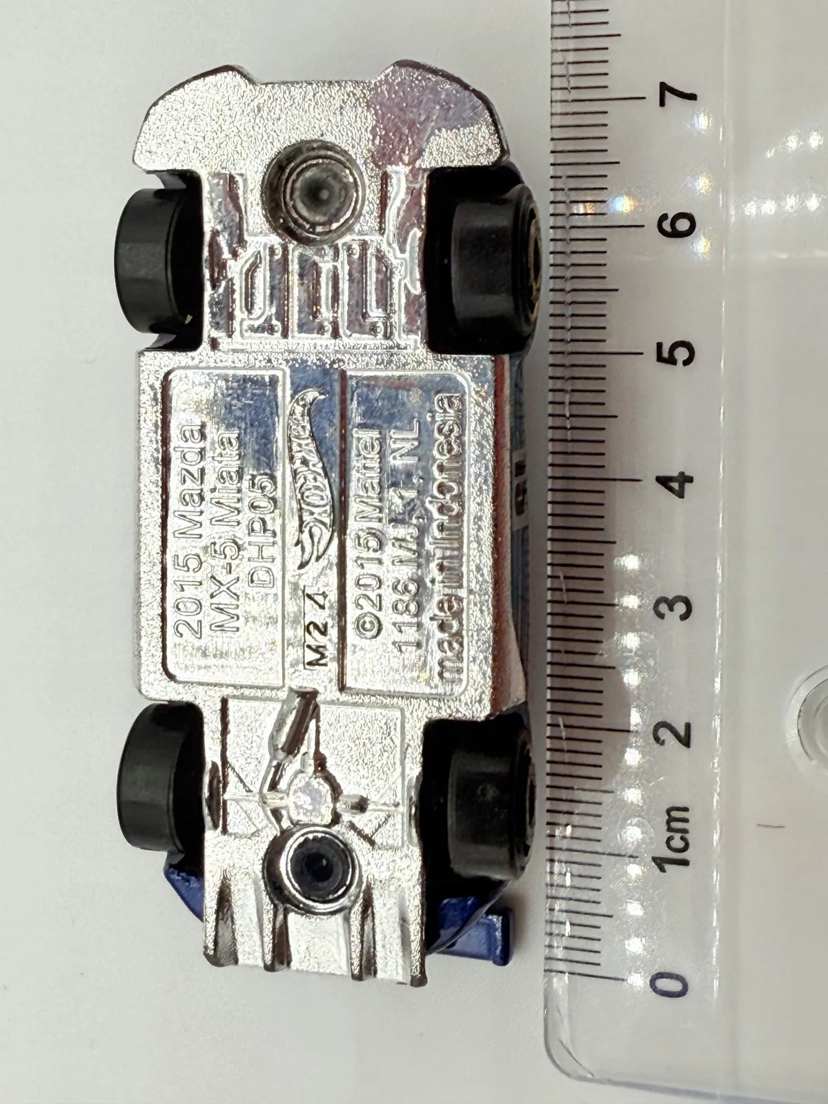 Mazda Mx-5 Hot Wheels 2015 Niebieski 1:64 – zdjęcie 5