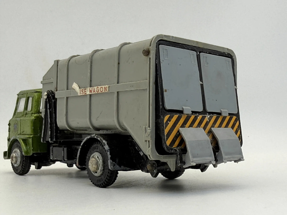 Bedford Tk Refuse Wagon Dinky Toys 1966 Szary 1:43 Made in United Kingdom – zdjęcie 5
