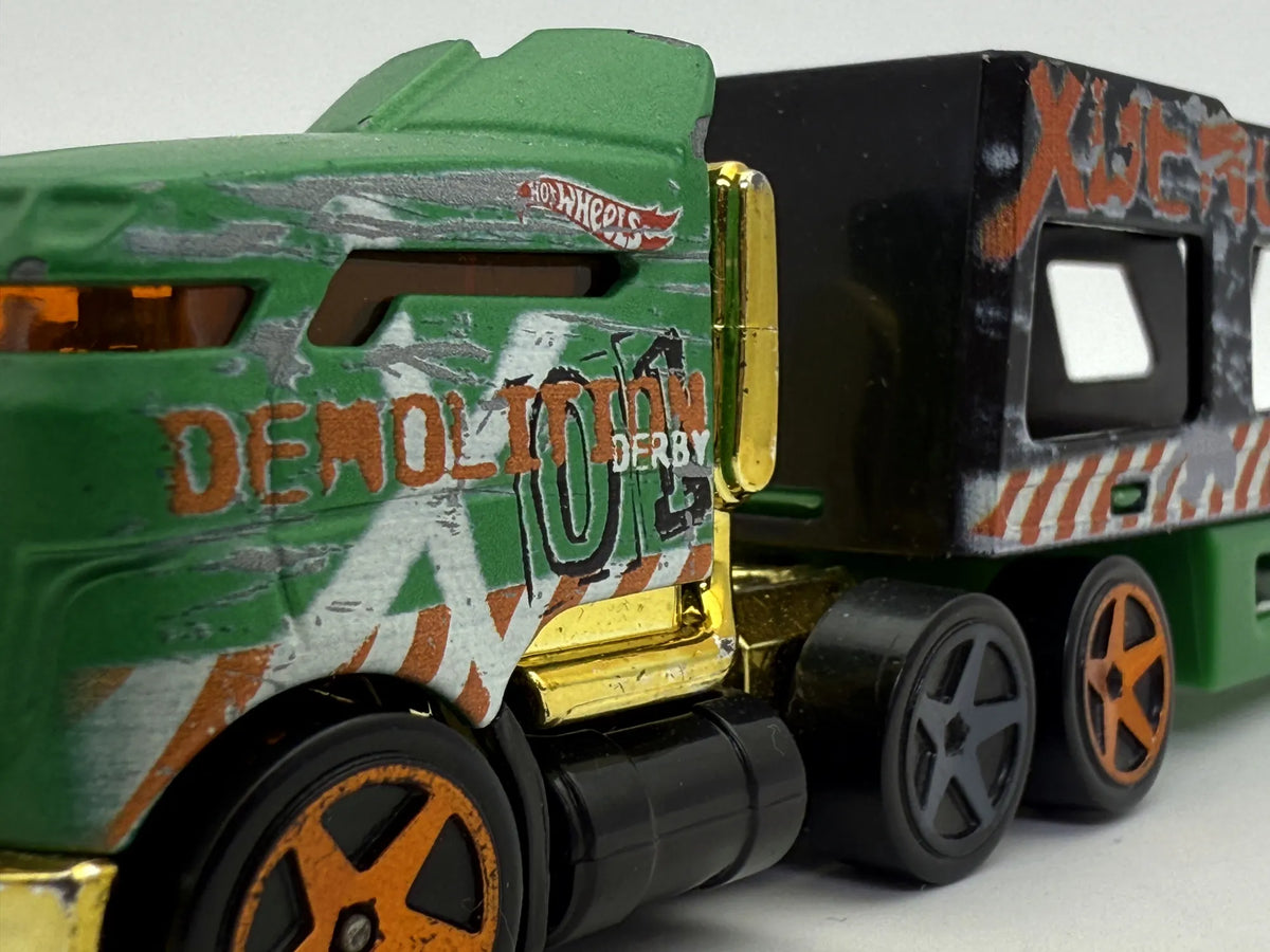 Ciężarówka Demolition Derby Hot Wheels Zielony, 1:64 – zdjęcie 5