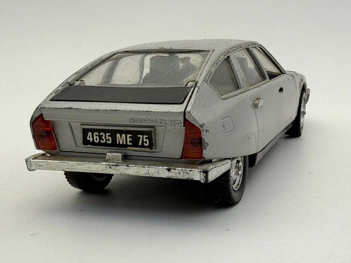 CITROËN CX 2200 Polistil 1976 Srebrny 1:22 Made in Italy – zdjęcie 5