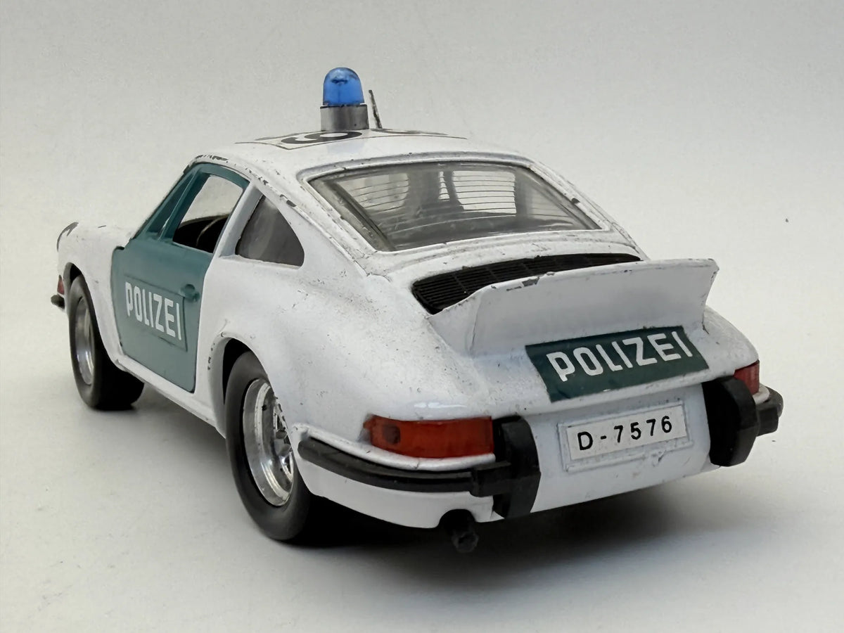 Porsche 911 Carrera Rs 2.7 Polizei Polistil 1979 Biały 1:26 Made in Italy – zdjęcie 5