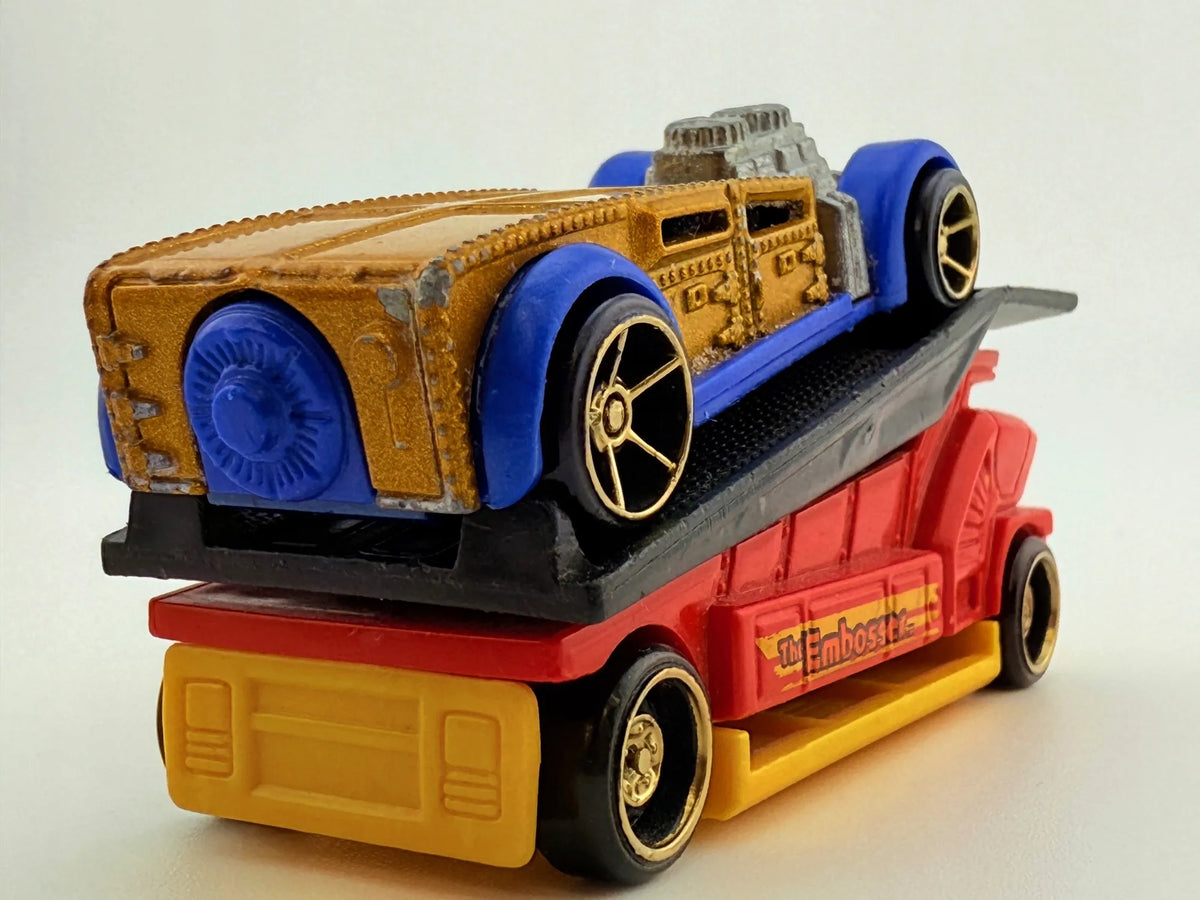 The Embosser Hot Wheels 2010 Żółty, 1:64 – zdjęcie 5