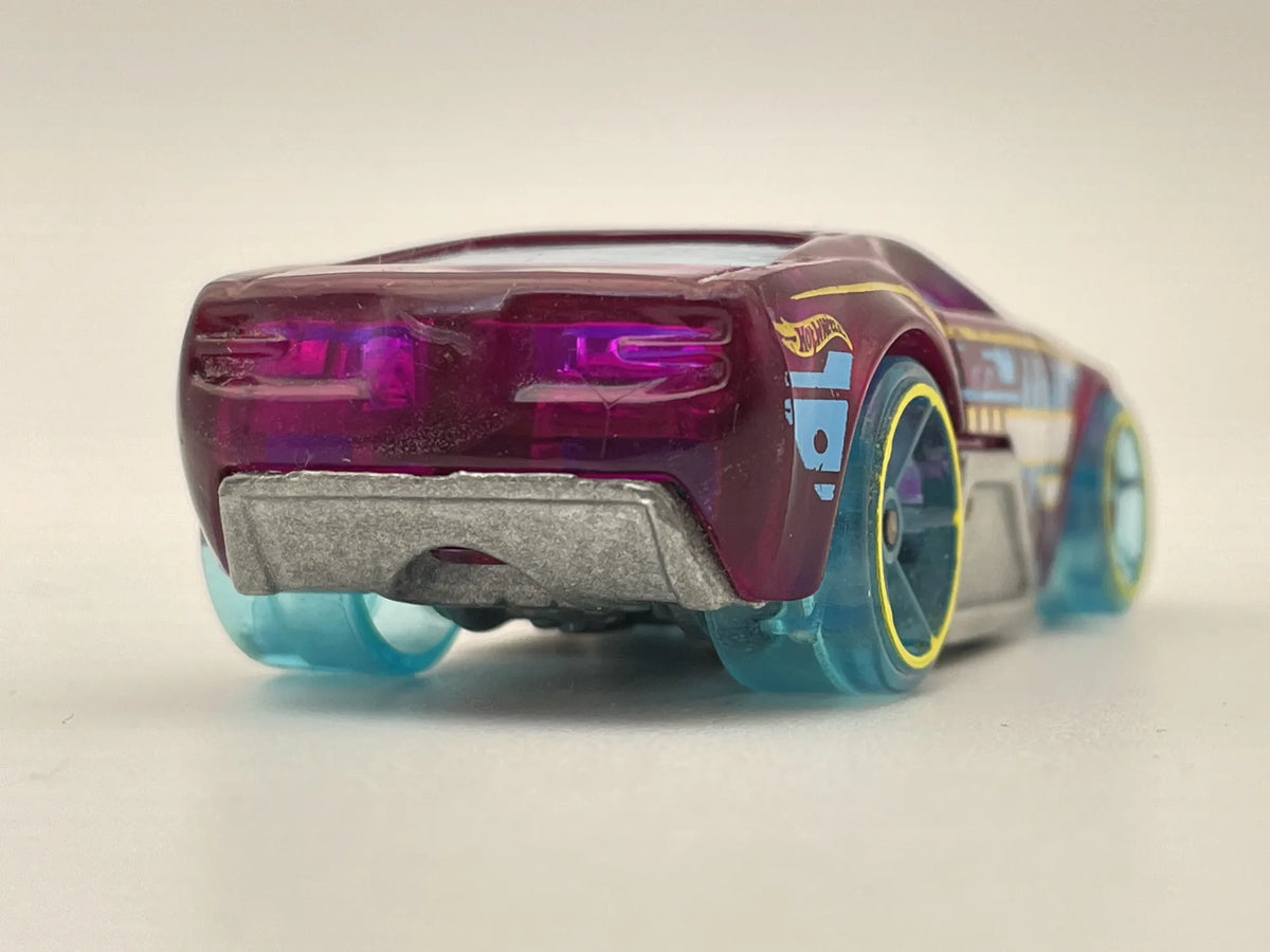 HORSEPLAY, Hot Wheels 2004 Resoraki Die cast 1429 Fiolet przeźroczysty 1:64 – zdjęcie 5