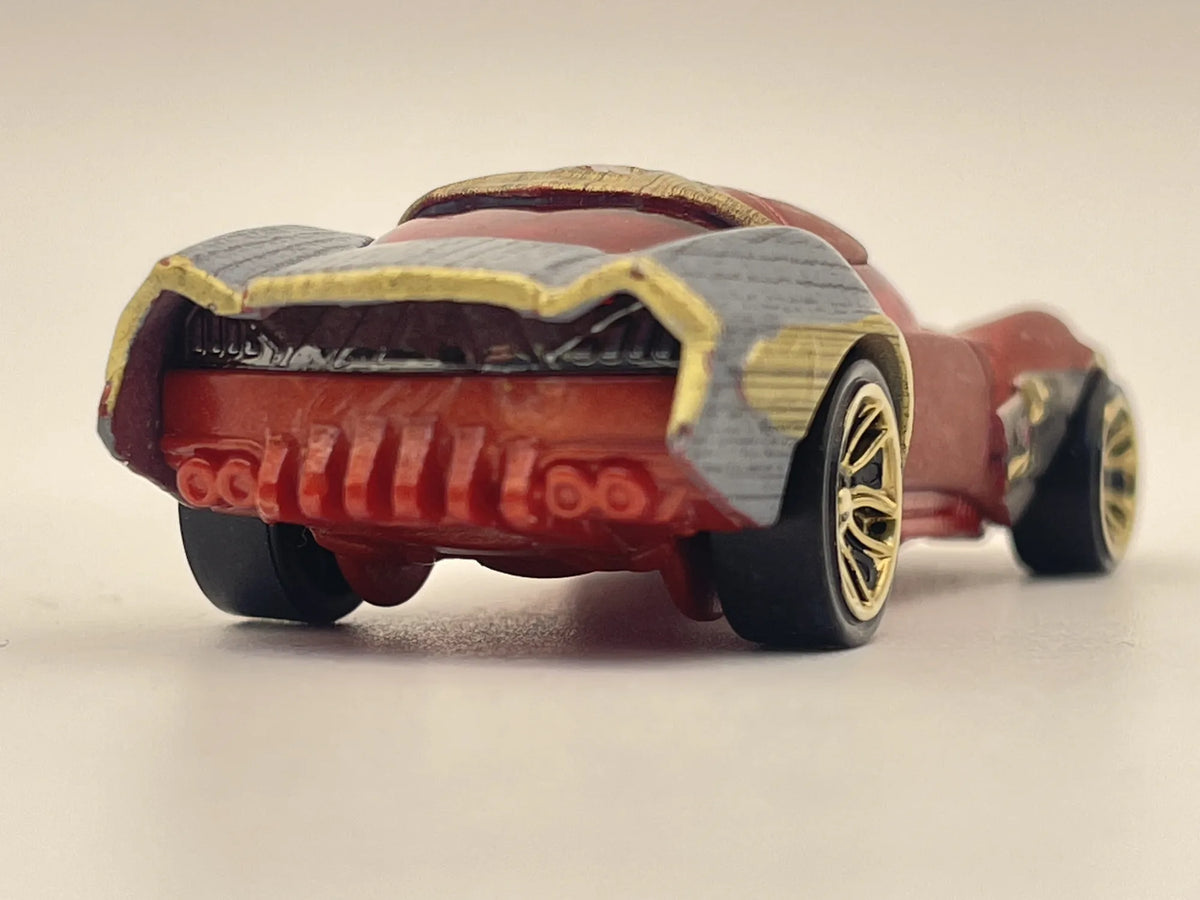 WONDER WOMAN, Hot Wheels 2016, Die cast DJM20, Czerwony, 1:64, Resoraki – zdjęcie 5
