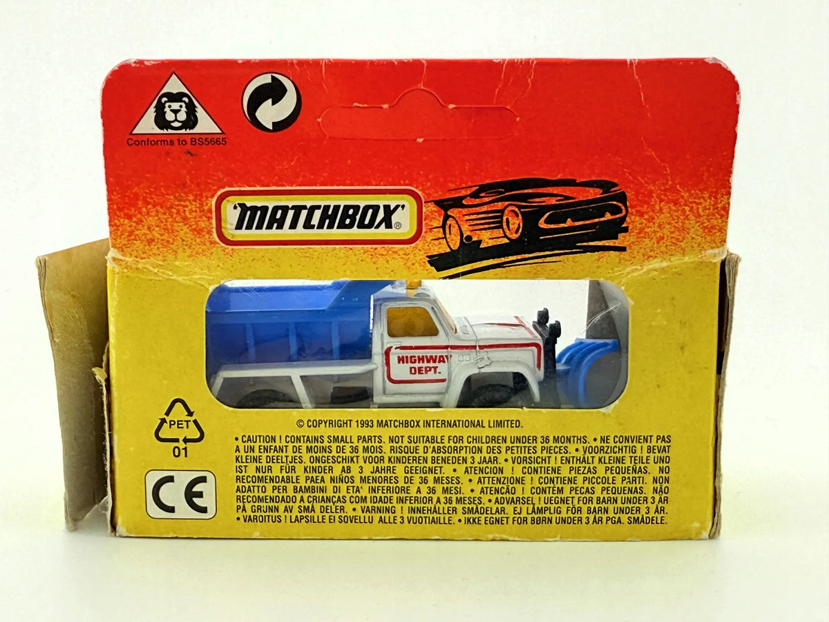 69 MAINTENANCE TRUCK, Matchbox, Resoraki, Die cast 11169.20, Biały, 1:64 – zdjęcie 5