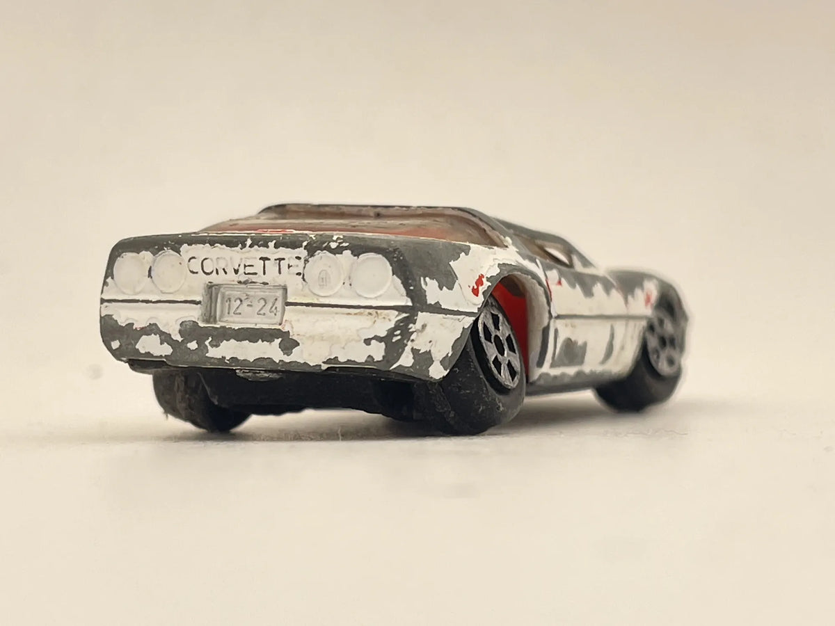 CORVETTE 1983, Spupucannely Roquctions, ERTL, Die cast 624G, Biały, 1:64 – zdjęcie 5