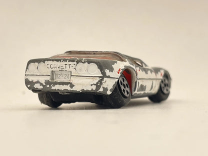 CORVETTE 1983, Spupucannely Roquctions, ERTL, Die cast 624G, Biały, 1:64 – zdjęcie 5