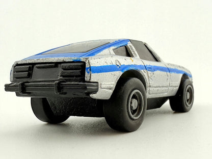 Datsun 280-ZX Zee Toys '80 Srebrny 1:64 Vintage Model – zdjęcie 5