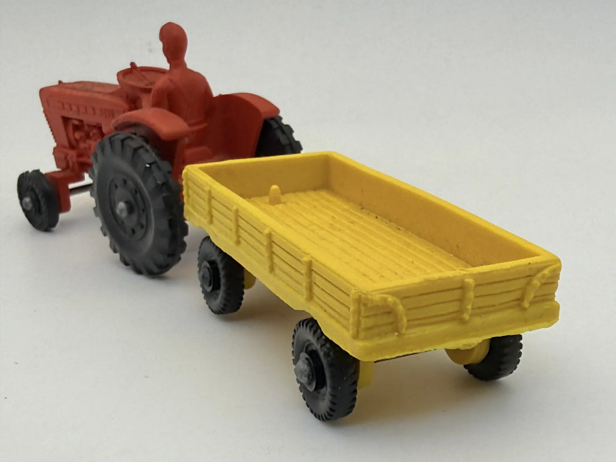 Traktor Ford 5000 Tractor Stavanger 1969 Czerwony 1:64 Made in Norway – zdjęcie 5
