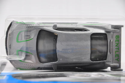 Bentley Continental Gt3 Mainline Hot Wheels 2015 Srebrny 1:64 – zdjęcie 5