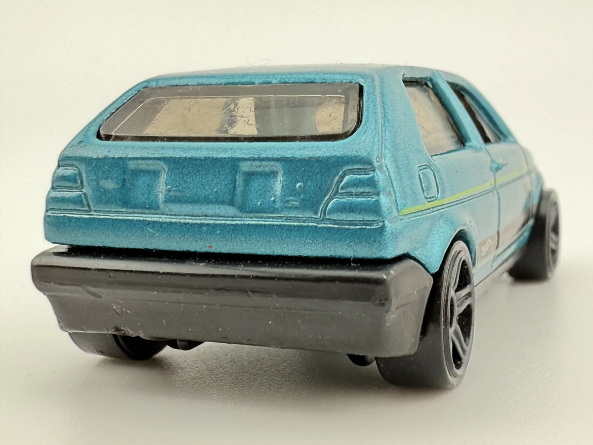 VOLKSWAGEN GOLF MK2 1989, Hot Wheels '18, Die cast FYD60, Niebieski, 1:64 – zdjęcie 5