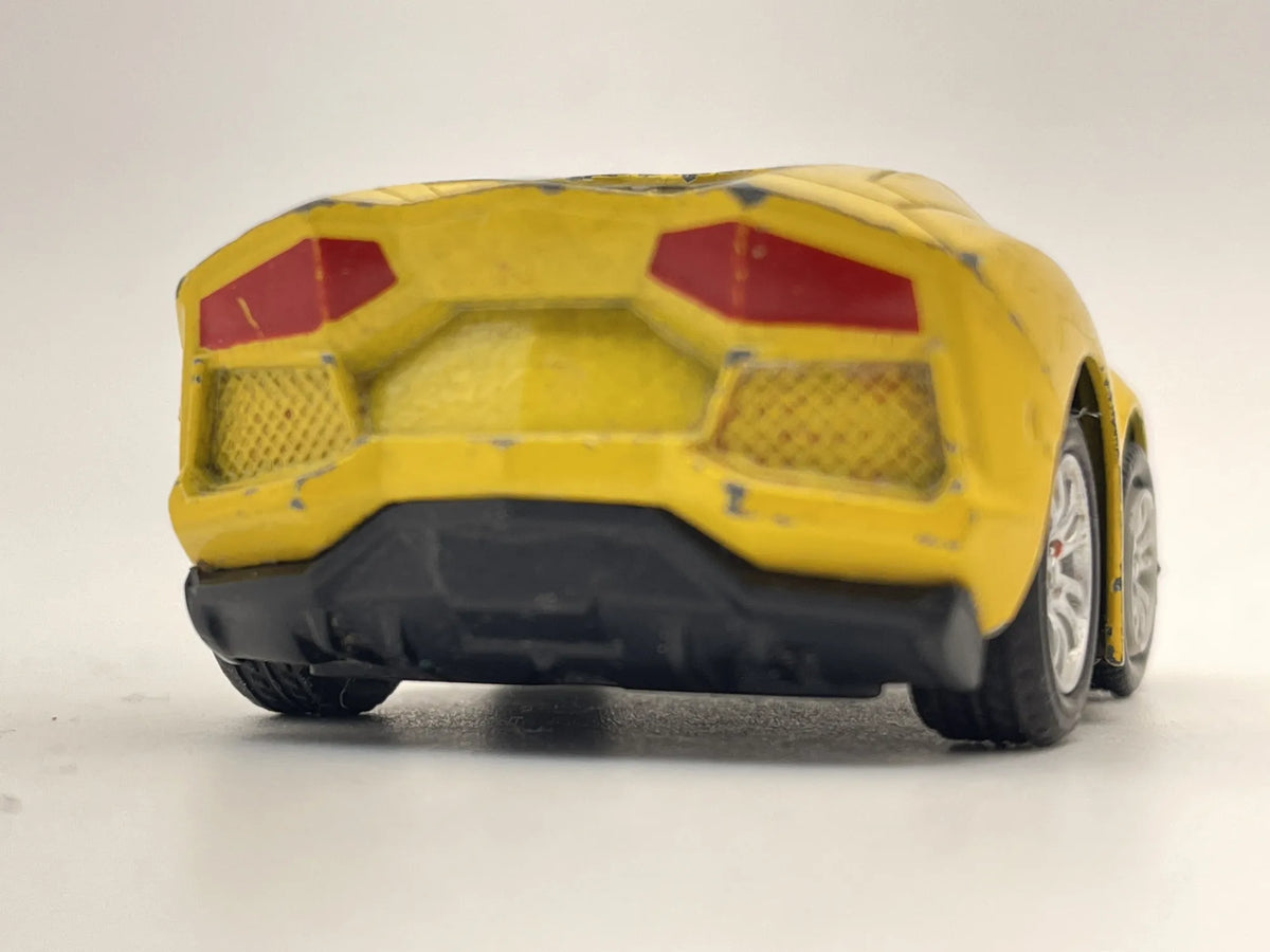 Jak Lamborghini Aventador Tooned, Die cast, Żółty, 1:64, Resoraki – zdjęcie 5