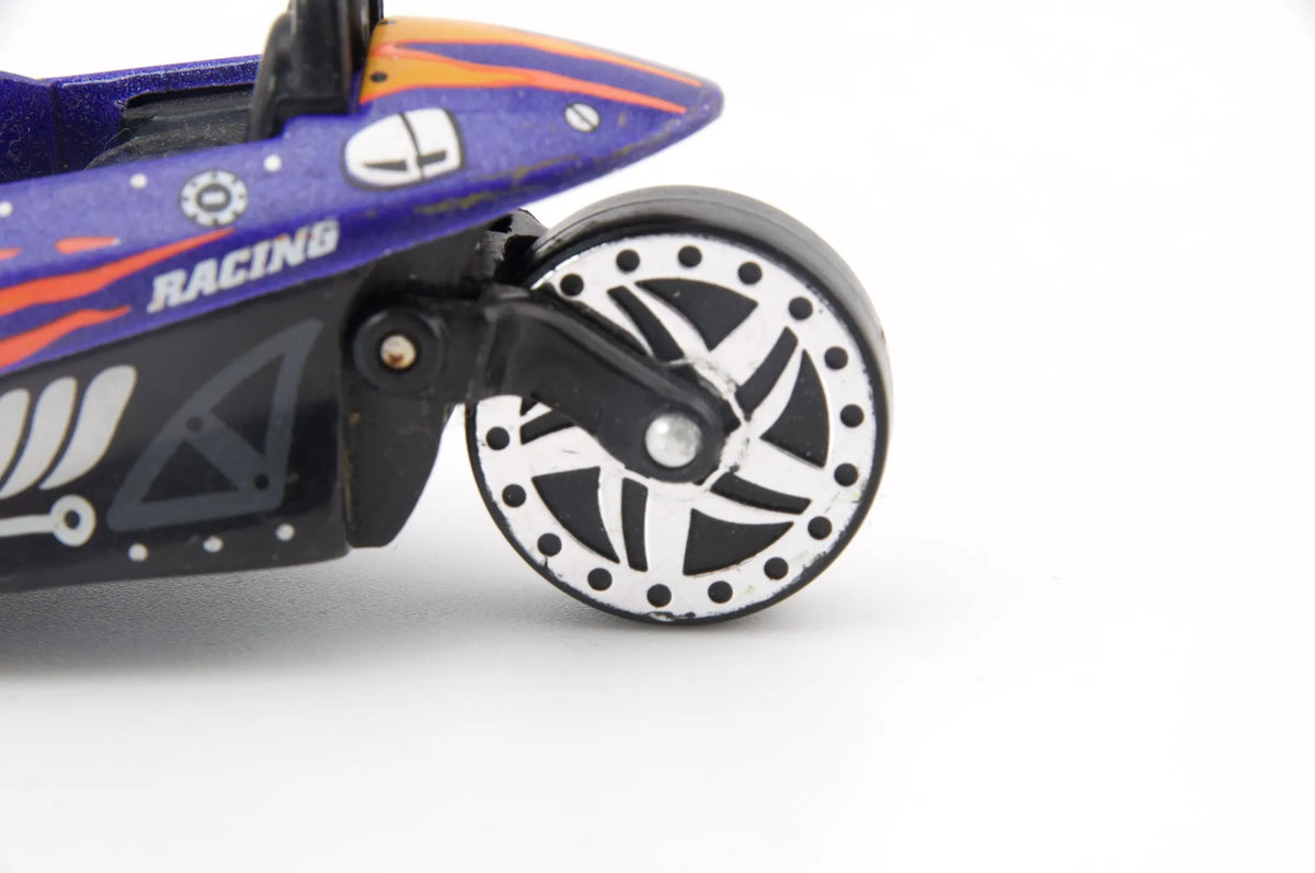 Motocykl Wyścigowy Realtoy Fioletowy 1:64 – zdjęcie 5