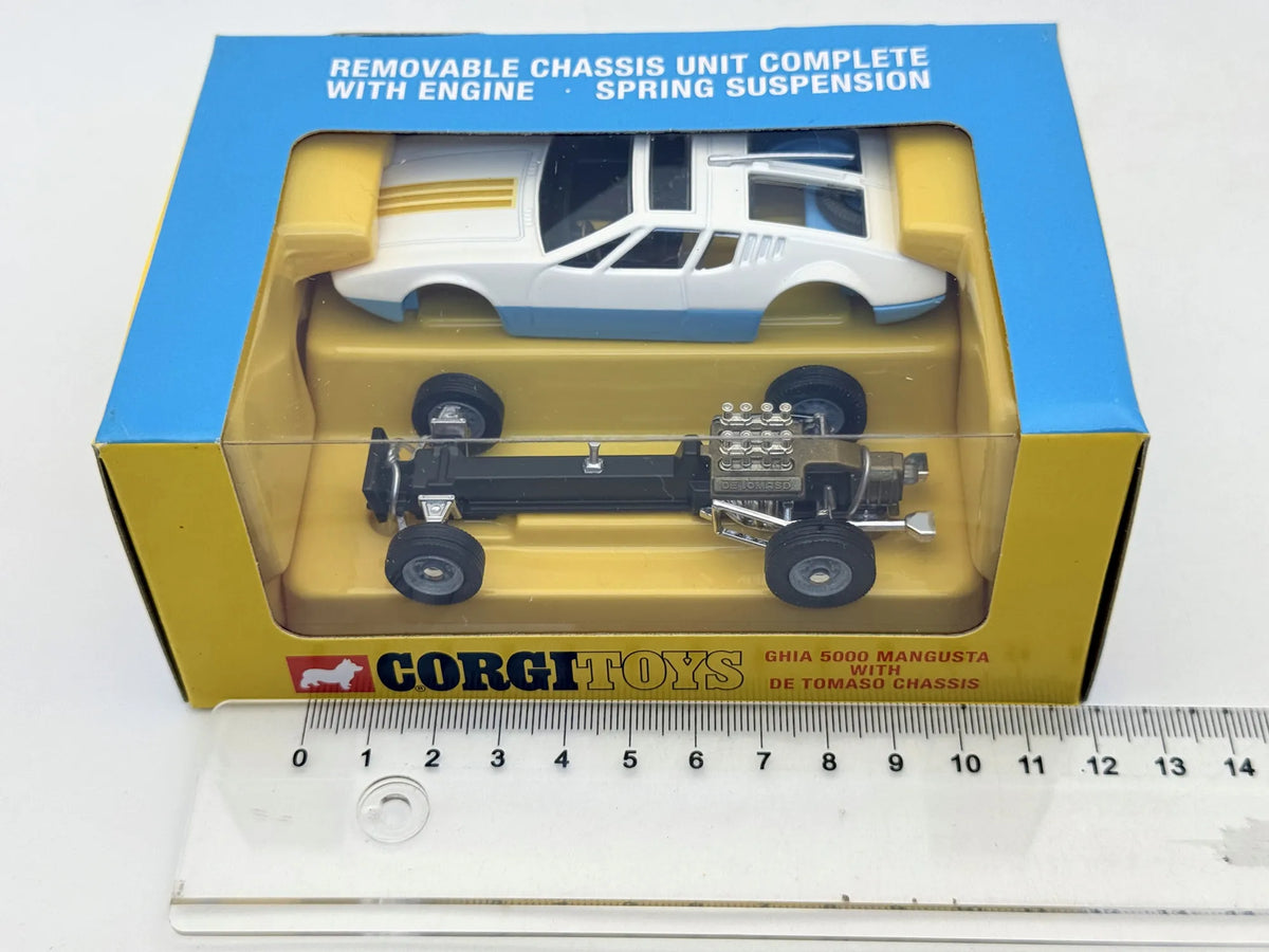 GHIA 5000 MANGUSTA (1969) Corgi Biały 1:43 – zdjęcie 5