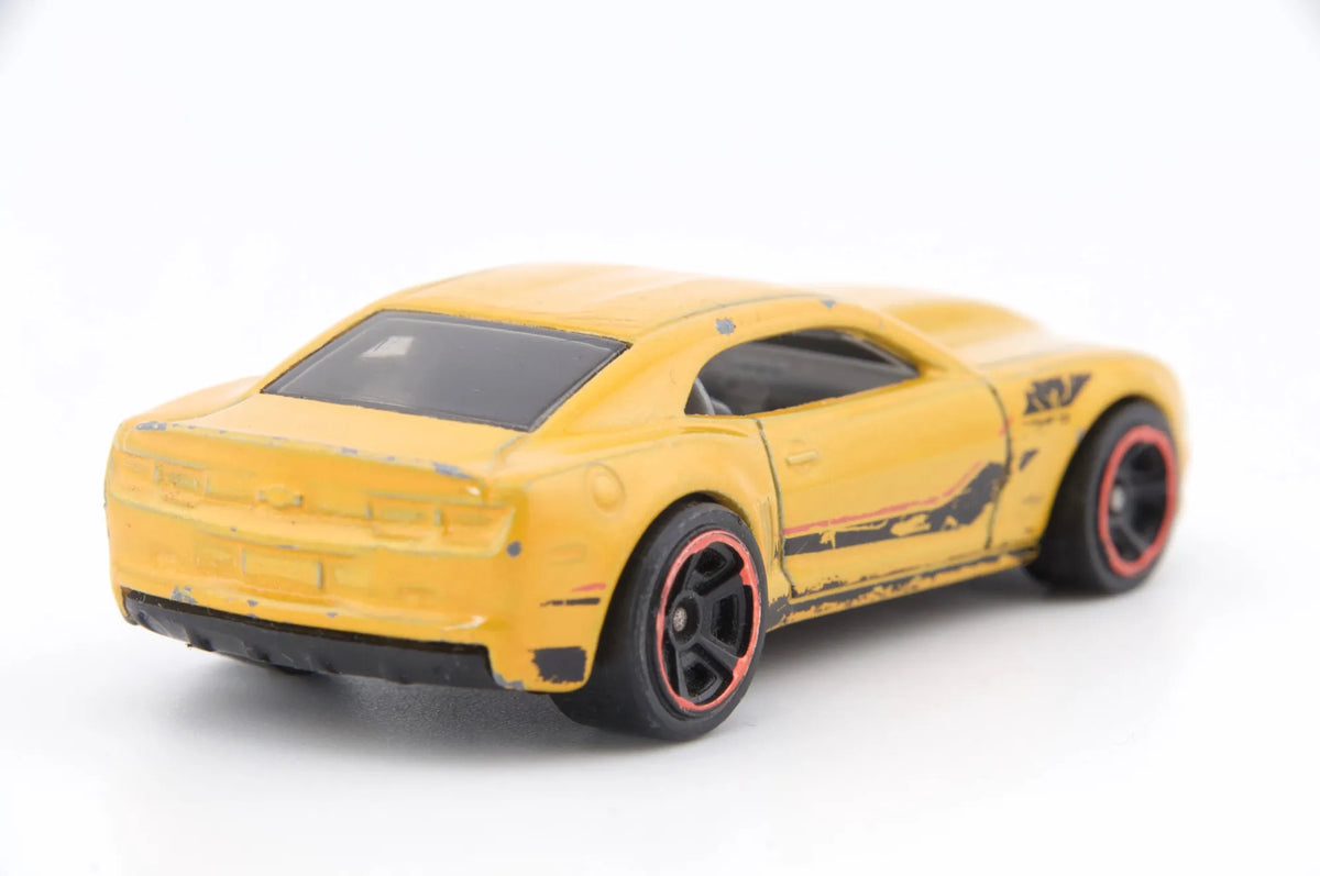 '13 Copo Camaro Hot Wheels Żółty 1:64 – zdjęcie 5